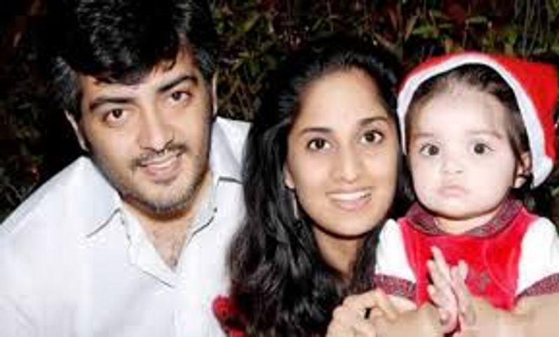 அஜித் - ஷாலினியின் செல்ல மகள் பெயர் அனோஷ்கா
