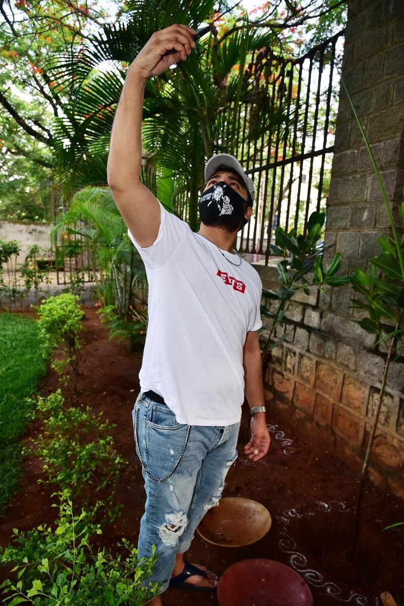 Hearo vishwak sen takes up Green India Challenge