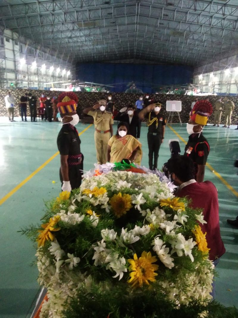 Colonel Santhosh Babu Dead Body Reach to Hakimpet
