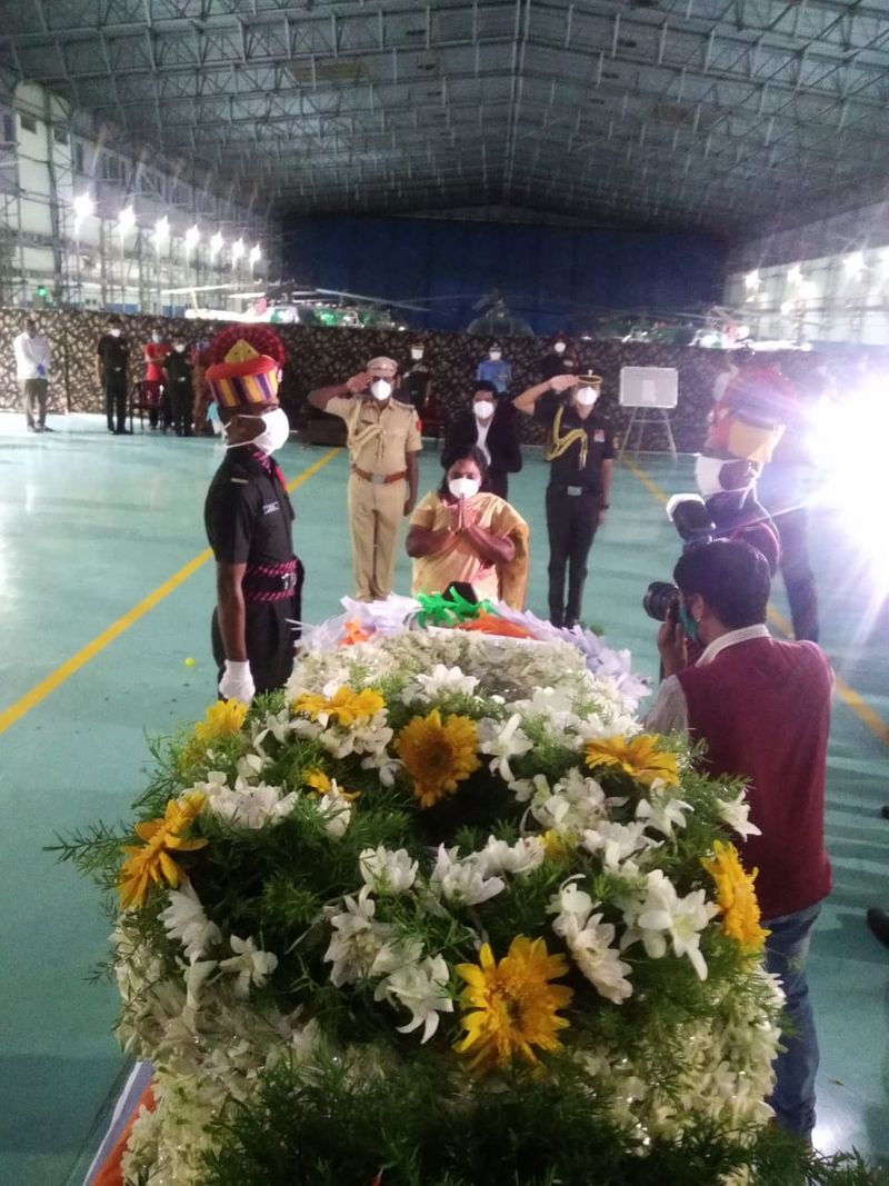 Colonel Santhosh Babu Dead Body Reach to Hakimpet