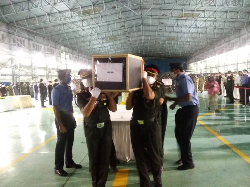 Colonel Santhosh Babu Dead Body Reach to Hakimpet