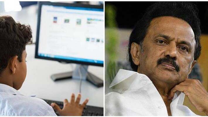 DMK President M.K.Stalin on online classes in Tamil nadu DMK President M.K.Stalin on online classes in Tamil nadu