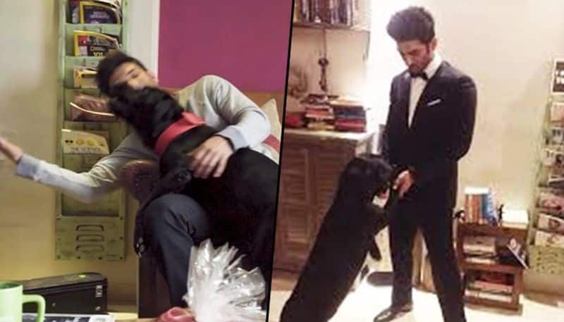 इस दौरान अभिनेता सुशांत सिंह राजपूत ने अपने पालतू कुत्ते के बारे में उन्हें बताया कि वह कैसे व्यवहार करता है।