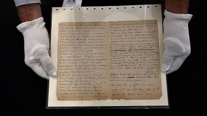 letter written by van Gogh and Gauguin sold at auction letter written by van Gogh and Gauguin sold at auction