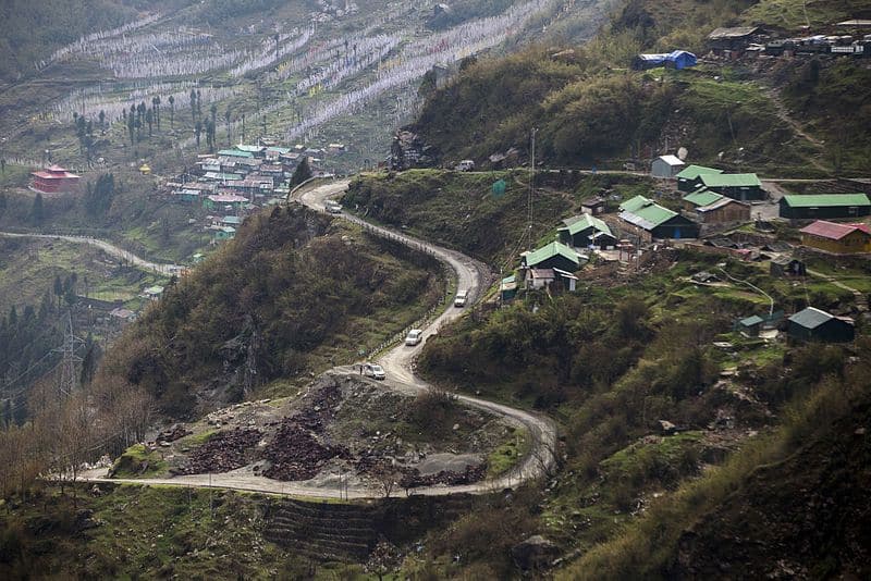 china declaim gal-wan valley  - India worn to china