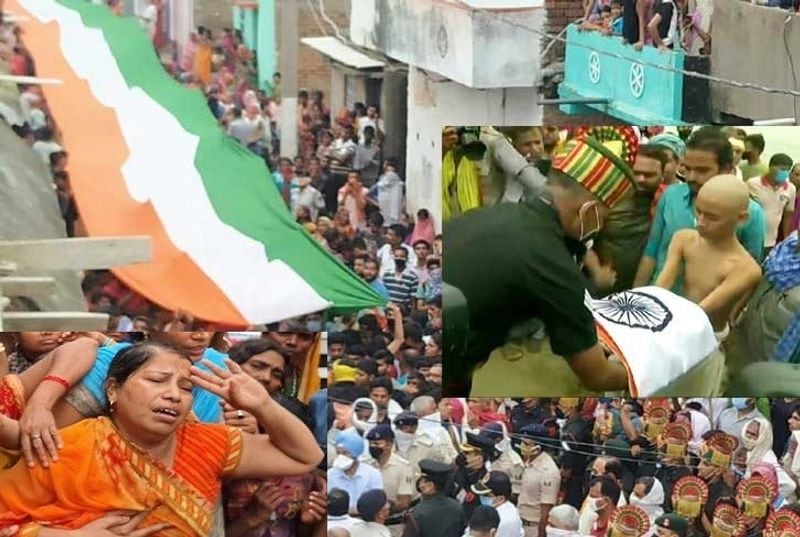 शहीद सुनील की अंतिम यात्रा उनक पैतृक गांव बिहटा के तारानगर में निकली। इसमें बड़ी संख्या में लोग शामिल हुए। इस दौरान लोगों ने भारत माता की जय और वीर सुनील अमर रहे के नारे लगाए। 