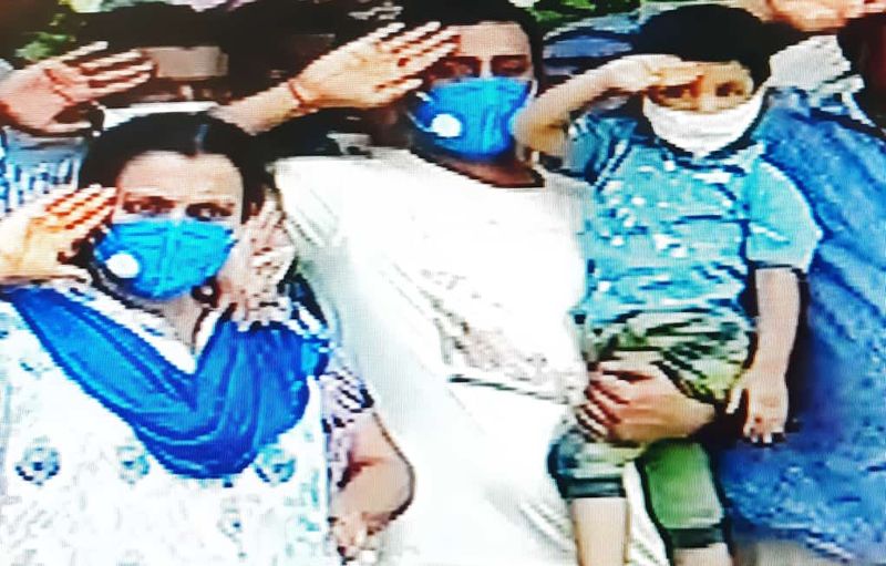 Colonel Santhosh Babu funeral