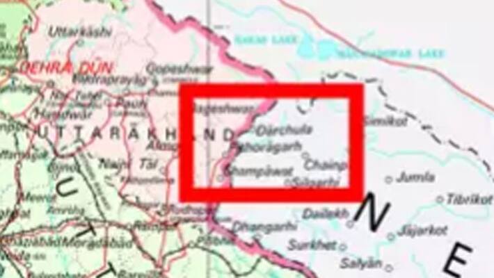 Map of Indian Territories ... Nepal showing China Map of Indian Territories ... Nepal showing China