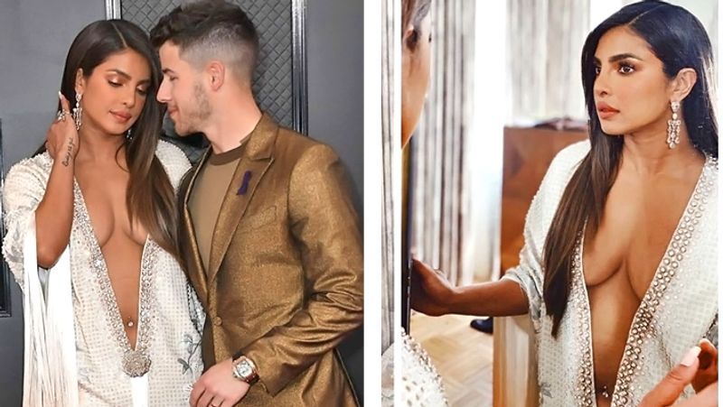 how much priyanka chopra grammy 2020 controversial outfit BJC