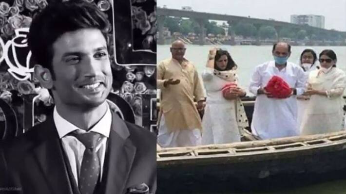 Actor Sushant Singh Rajput Immersed His Ashes in River Ganga Actor Sushant Singh Rajput Immersed His Ashes in River Ganga