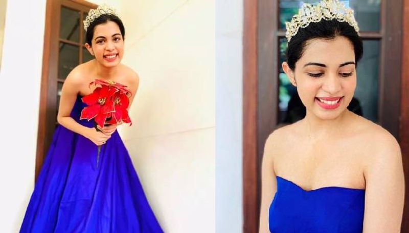 Diya krishnakumar s new photos in gown