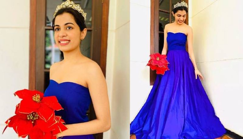 Diya krishnakumar s new photos in gown