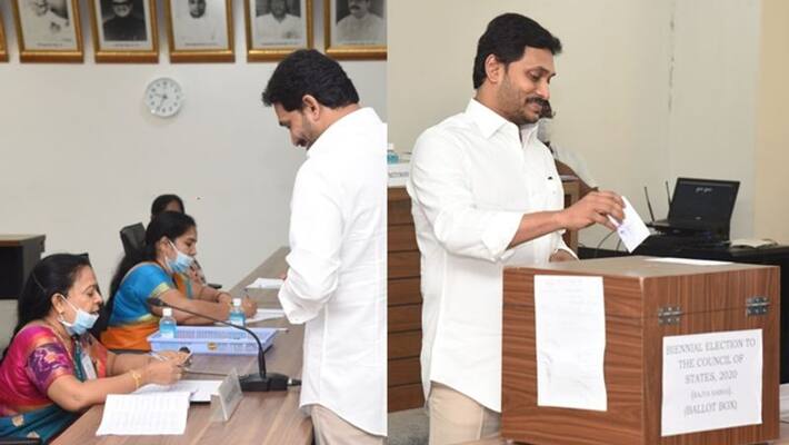Rajya Sabha elctions in AP: YS Jagan to vote at 9 AM today Rajya Sabha elctions in AP: YS Jagan to vote at 9 AM today