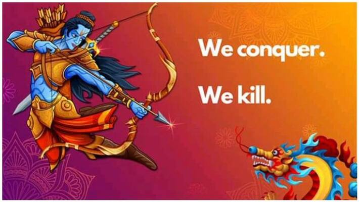 we conquer, we kill... Chinese Dragon Wrestling Indian Ramar we conquer, we kill... Chinese Dragon Wrestling Indian Ramar