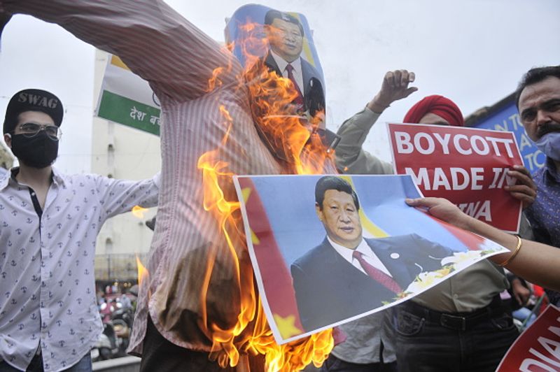 Anti China sentiment as wave in India Boycott China