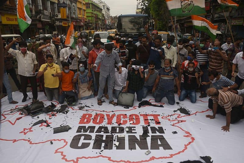 Indias boycott China slogan is not workout  .. China is flying the flag again in trade.