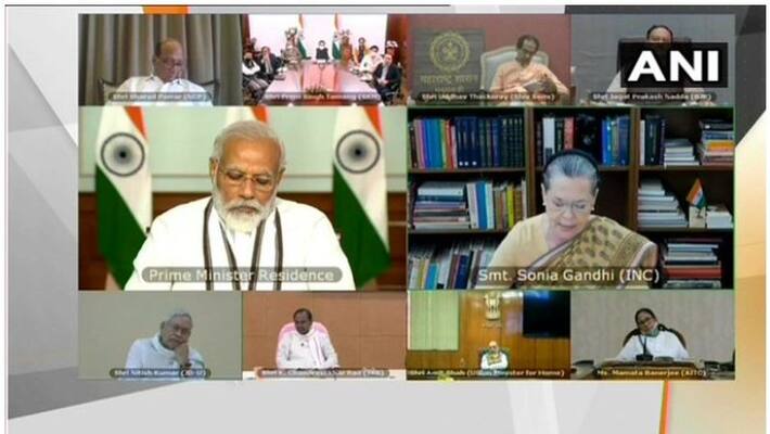 sonia gandhi in all party meeting about india china conflict sonia gandhi in all party meeting about india china conflict