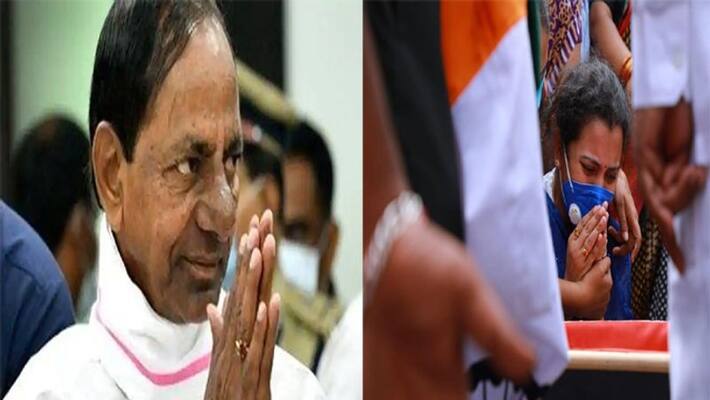 Telangana CM KCR announced Rs.5 Cr ex gratia to Colonel Santhosh Babu Family Telangana CM KCR announced Rs.5 Cr ex gratia to Colonel Santhosh Babu Family