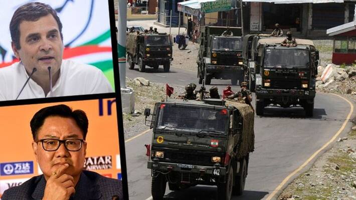 Kiran rijiju attacks rahul gandhi on ladakh issue SM Kiran rijiju attacks rahul gandhi on ladakh issue SM
