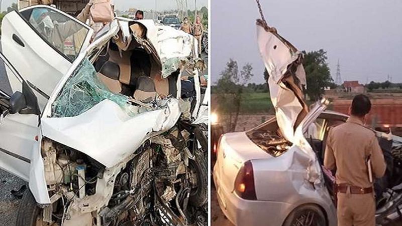 फिरोजाबाद में आगरा-लखनऊ एक्सप्रेस पर भीषण हादसे में पांच लोगों की मौत हो गई। यहां पर तेज रफ्तार कार के ट्रक में घुसने से पांच लोगों ने मौके पर दम तोड़ दिया। यह सभी दिल्ली से कार द्वारा अपने घर प्रयागराज आ रहे थे।