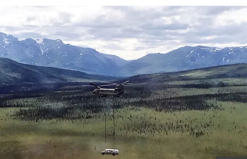 Airlift the magic bus used in Into the Wild film