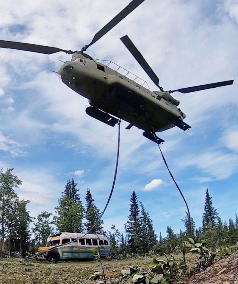 Airlift the magic bus used in Into the Wild film