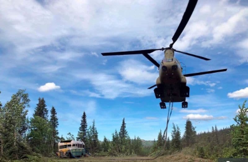 Airlift the magic bus used in Into the Wild film