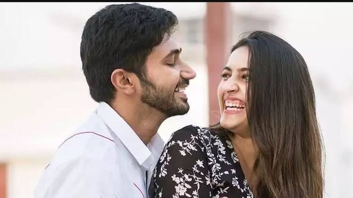 Niharika and Chaitanya engagement held today in Hyderabad Niharika and Chaitanya engagement held today in Hyderabad