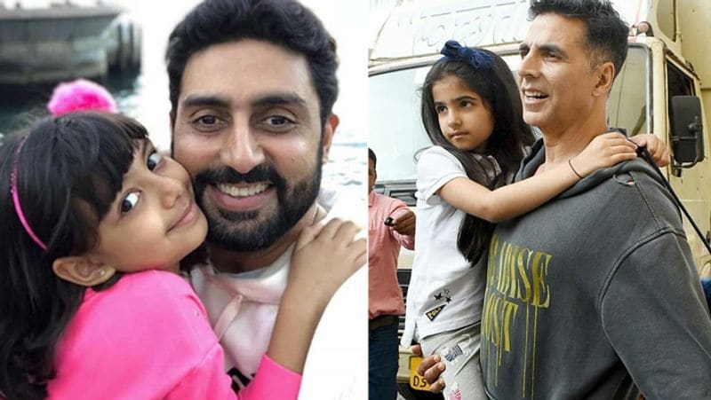 अभिषेक बच्चन की बेटी आराध्या भले ही स्टार किड है लेकिन वे बेटी की परवरिश नॉर्मल बच्चों की तरह ही कर रहे हैं। आराध्या अपने पापा के बेहद करीब और कई मौकों पर दोनों के बीच बॉन्डिंग देखने को मिलती है। वहीं अक्षय कुमार की बेटी नितारा को ज्यादा लाइमलाइट में रहना पसंद नहीं है। अक्षय चाहे कितने भी बिजी हो वो अपनी बेटी के साथ समय बिताने के लिए वक्त निकाल ही लेते है। वे अक्सर अपनी बेटी को शॉपिंग कराने ले जाते है।