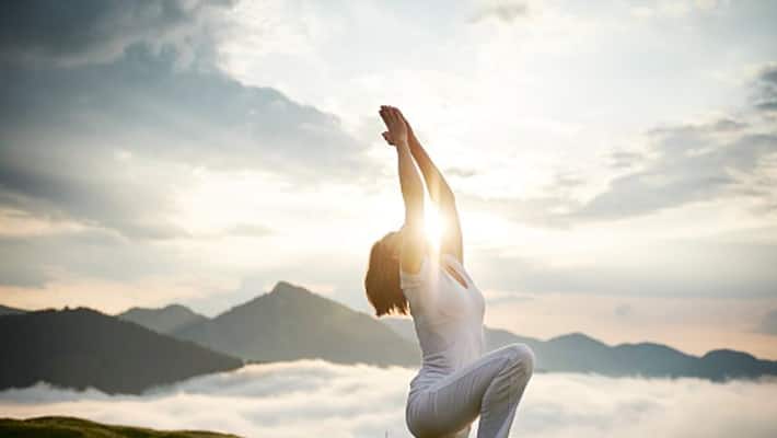 The central government gave instruction to do the Surya namaskara program at colleges The central government gave instruction to do the Surya namaskara program at colleges