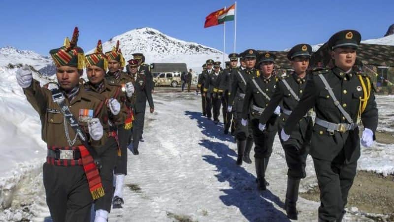 The climax ... the accumulation of Chinese and Indian troops on the border