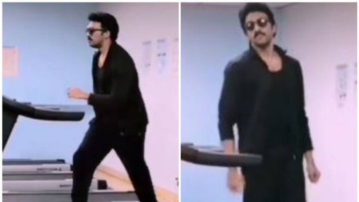 Tredmill dance Aswin Kumar wishes Vijay Tredmill dance Aswin Kumar wishes Vijay