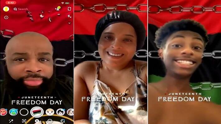 Snapchat apologizes to users & removes Juneteenth filter Snapchat apologizes to users & removes Juneteenth filter