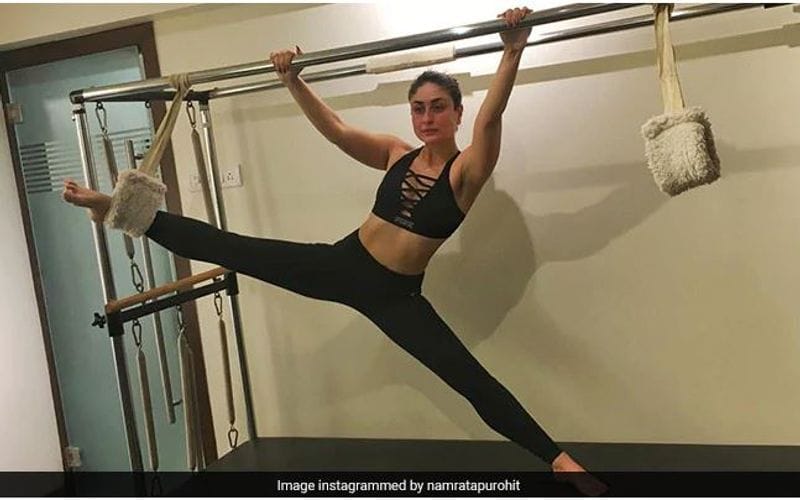 Kareena Kapoor Khan practising these difficult yoga asanas