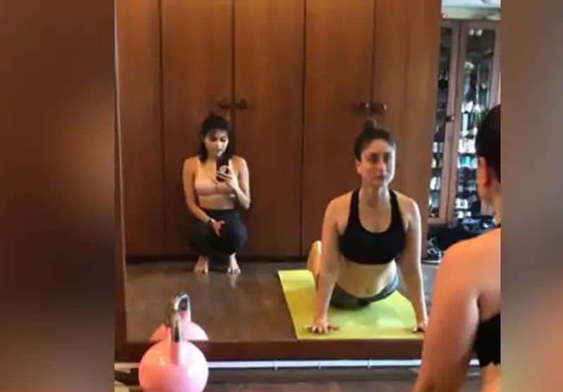 Kareena Kapoor Khan practising these difficult yoga asanas