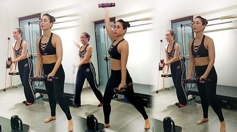 Kareena Kapoor Khan practising these difficult yoga asanas