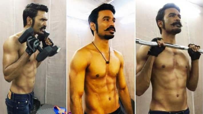 Dhanush Prepare For Mari 2 Climax Fight Scene Six Pack Video Going Viral Dhanush Prepare For Mari 2 Climax Fight Scene Six Pack Video Going Viral