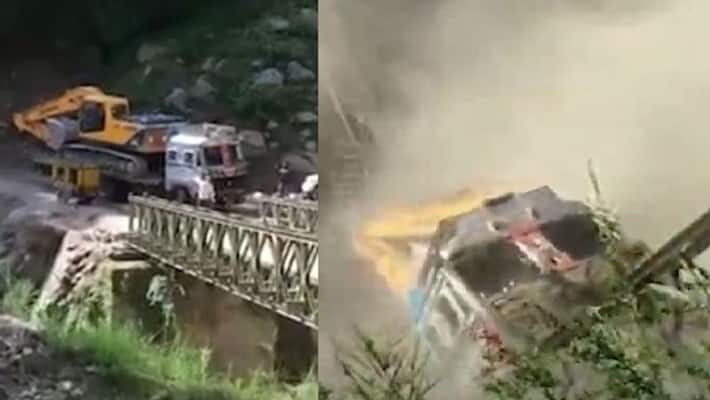 Uttarakhand Bailey bridge collapses near Indo-China border Uttarakhand Bailey bridge collapses near Indo-China border