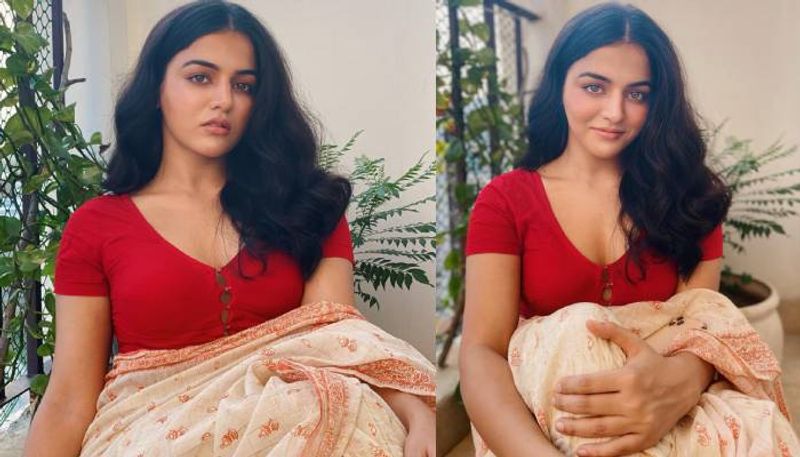Actress wamiqa gabi saree photos goes viral