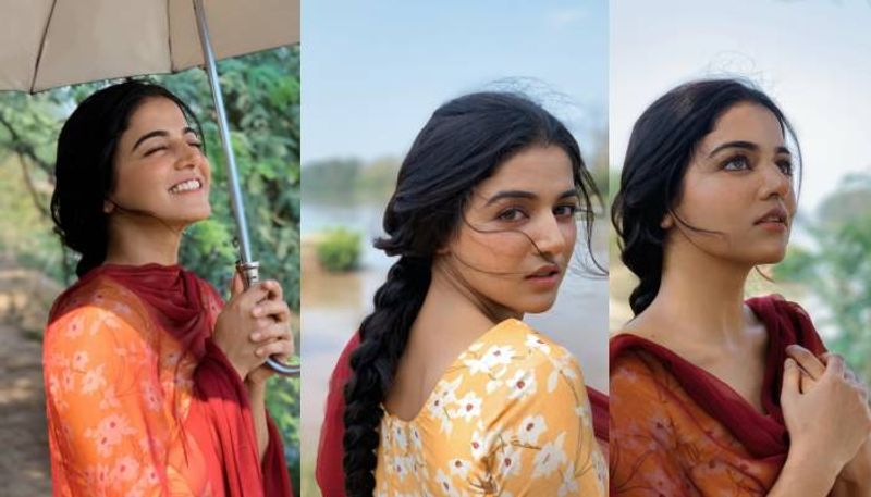 Actress wamiqa gabi saree photos goes viral