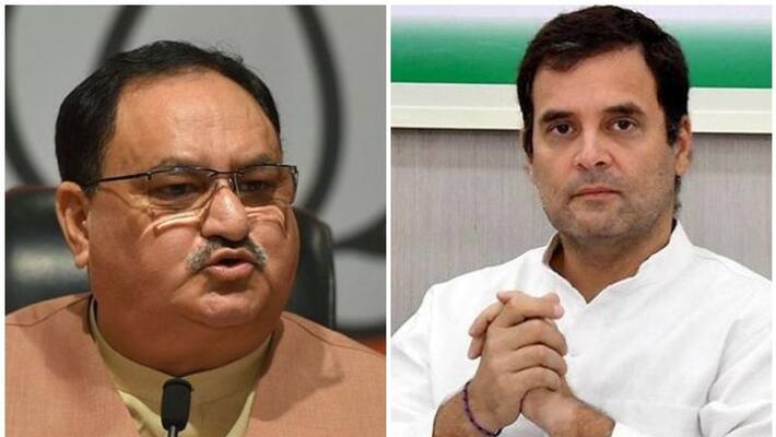 BJP Chief jp nadda aganist rahul gandhi BJP Chief jp nadda aganist rahul gandhi