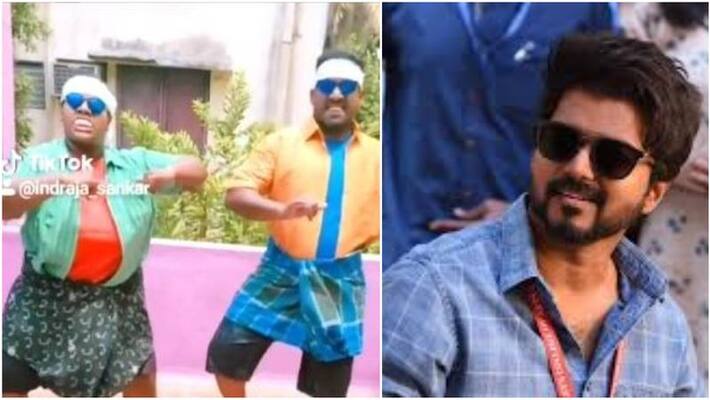 Bigil Pandiyammal Dedicate Mass Dance Video With Father Robo Shankar For Thalapathy Vijay Birthday Bigil Pandiyammal Dedicate Mass Dance Video With Father Robo Shankar For Thalapathy Vijay Birthday