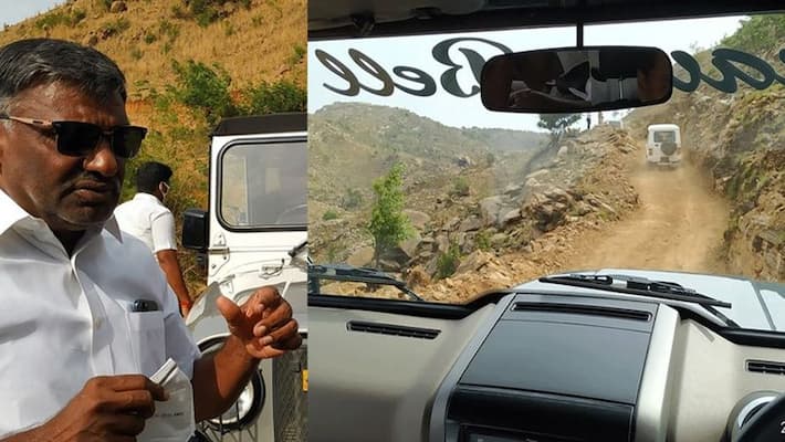 Temporary road for the first time...minister kc veeramani action Temporary road for the first time...minister kc veeramani action