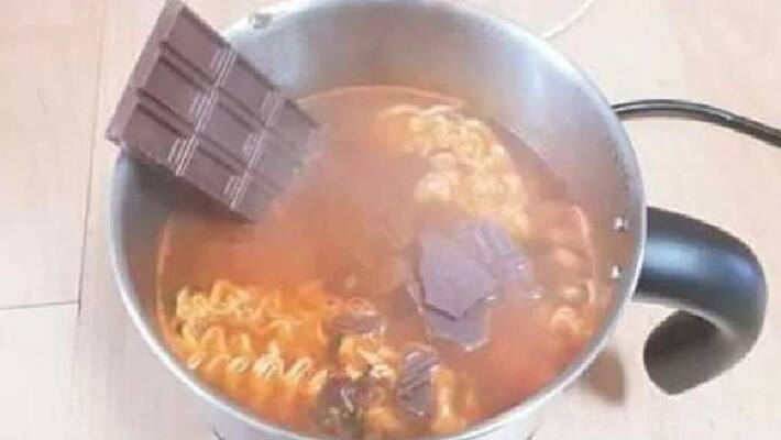 Twitter User Makes Chocolate Maggi Twitter User Makes Chocolate Maggi