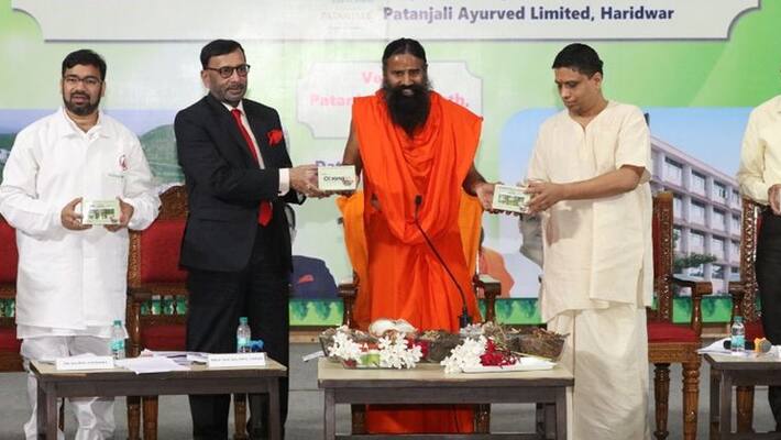 Pantjali launches Corona drug Baba Ramdev announced kpn Pantjali launches Corona drug Baba Ramdev announced kpn