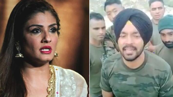 A Social media User was trying to troll indian Army Raveena tandon blast on trollers And gives reply KPY A Social media User was trying to troll indian Army Raveena tandon blast on trollers And gives reply KPY