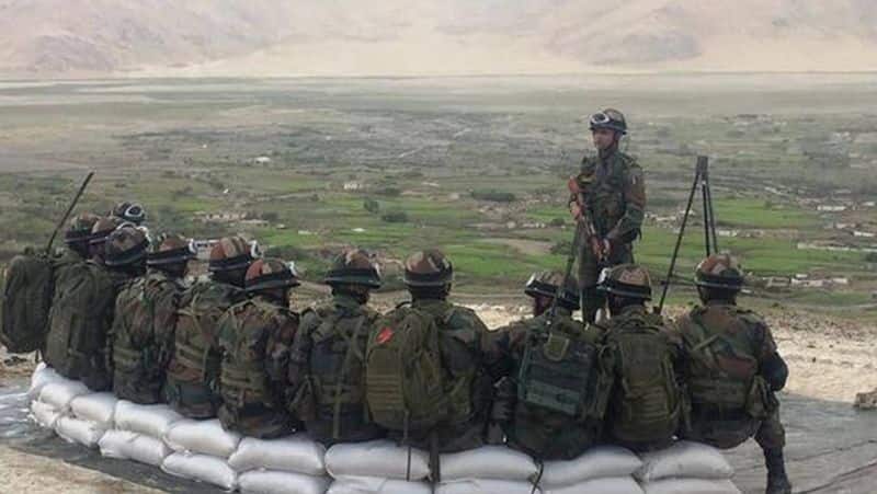 Chinese troops retreat from Ladakh border.