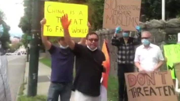 Indians protest against China in Canada kpn Indians protest against China in Canada kpn