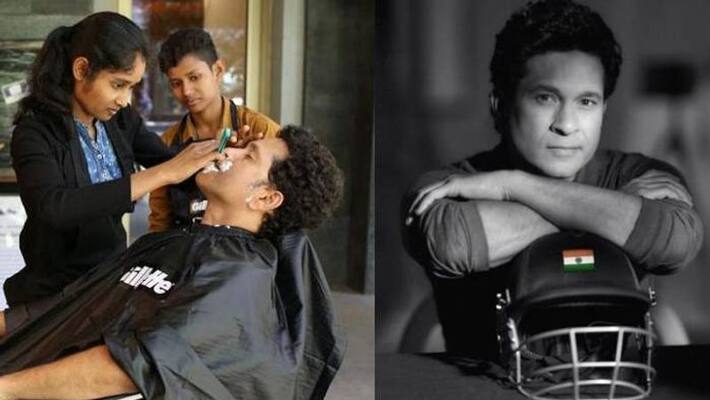 Sachin Tendulkar helps those Struggling Hairdressers in lockdown Sachin Tendulkar helps those Struggling Hairdressers in lockdown