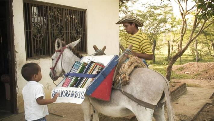 Biblioburro moving library in Colombia Biblioburro moving library in Colombia